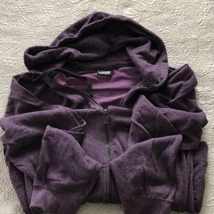 Men’s Van’s purple zip sweat shirt
